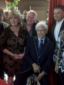 Johnny Pacheco, durante la gala del Festival Internacional de Cine Fine Arts 2014.